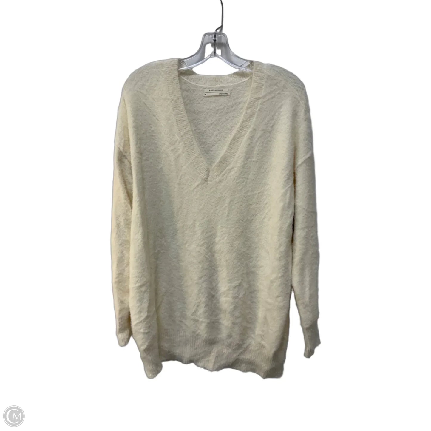 Sweater By Anthropologie In White, Size: M