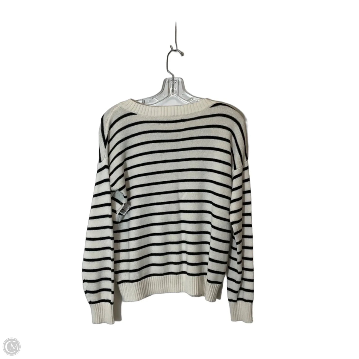 Top Long Sleeve By Loft In Striped Pattern, Size: Xs