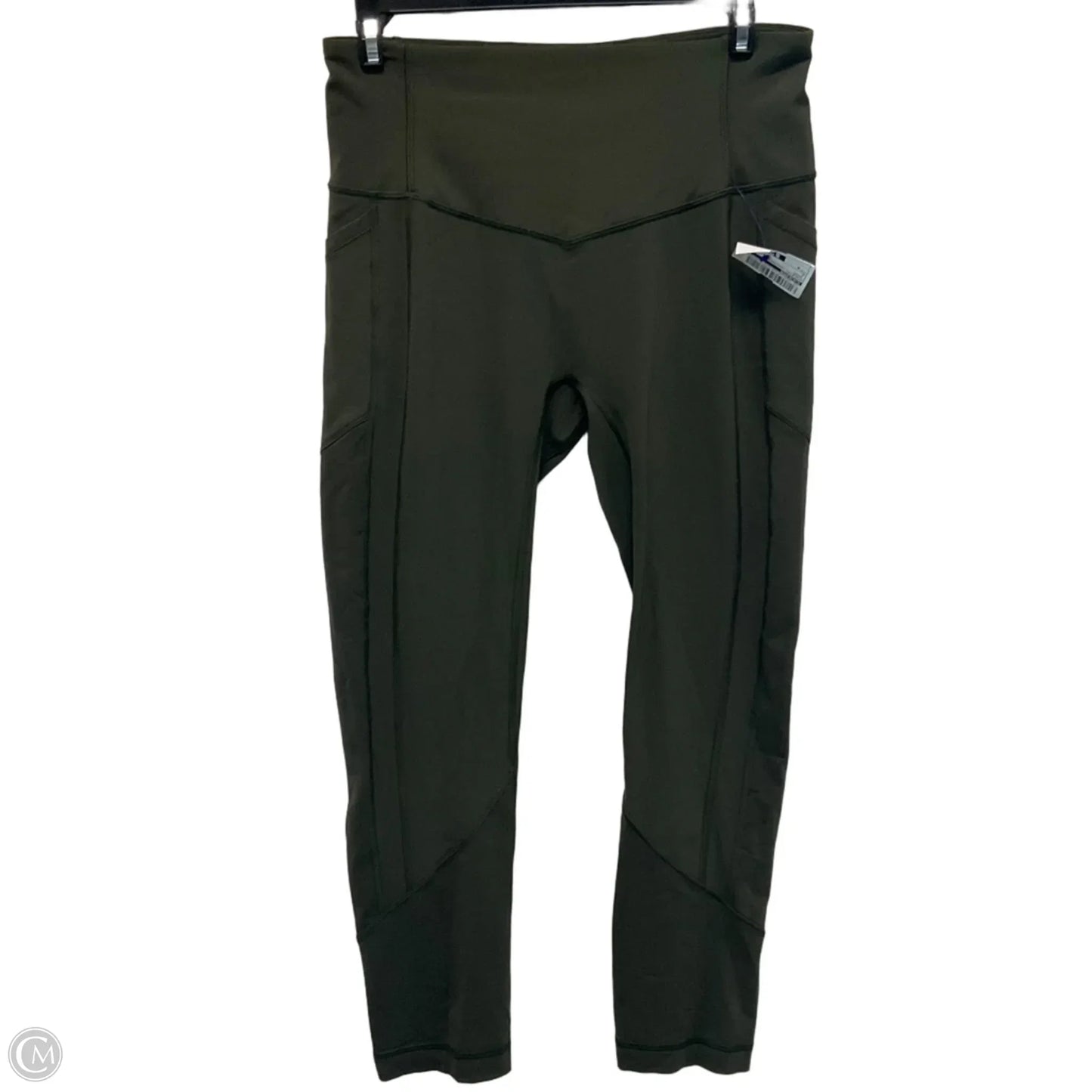 Athletic Leggings By Lululemon In Green, Size: 8