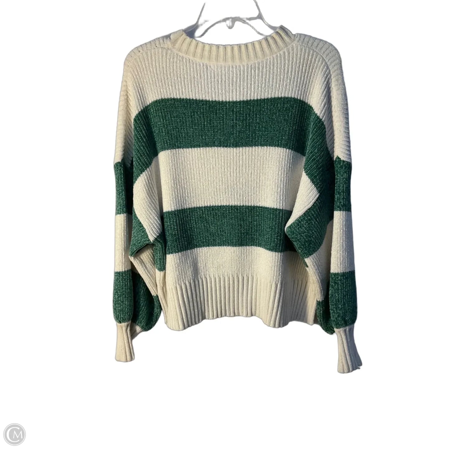 Sweater By Altard State In Green & White, Size: Xxs