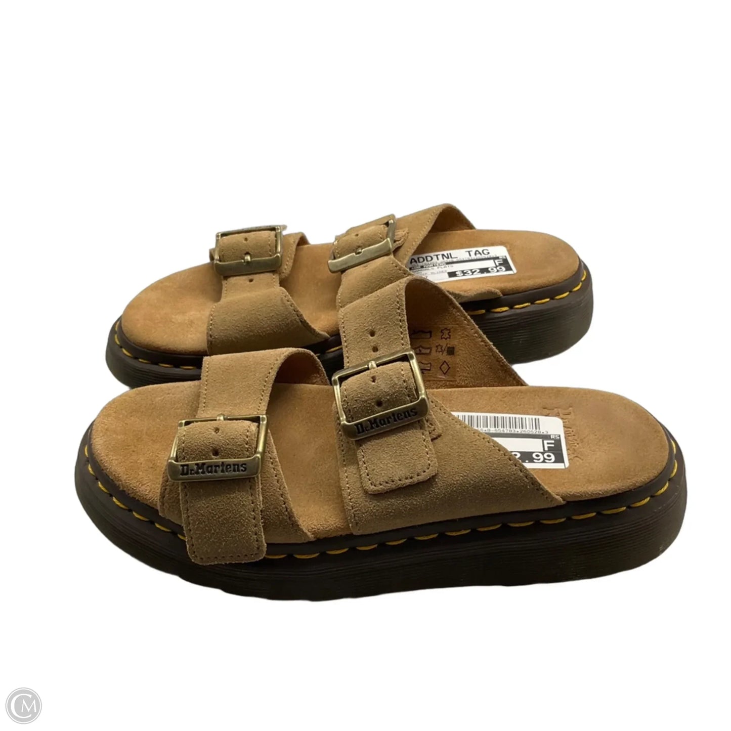 Sandals Flats By Dr Martens In Tan, Size: 7