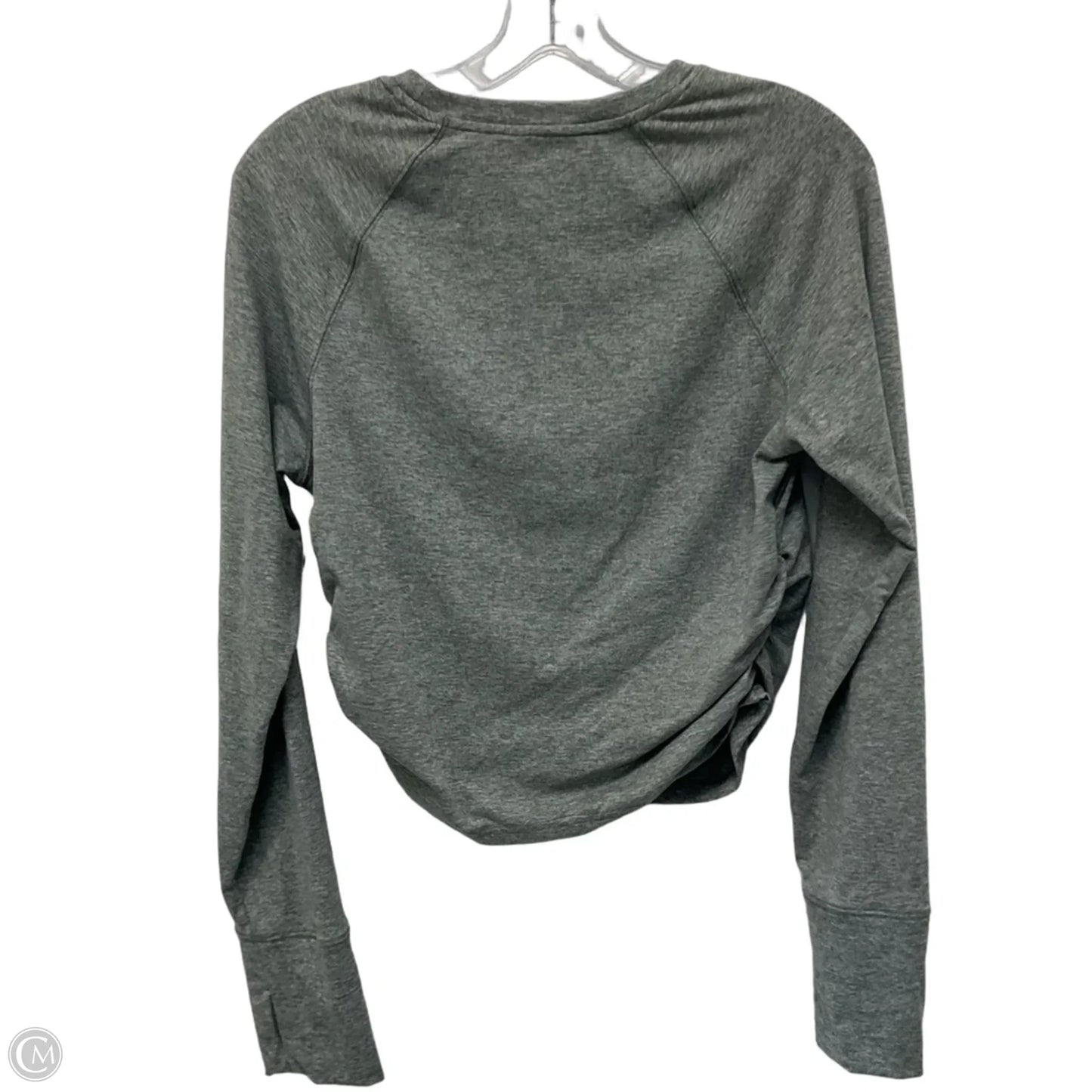Athletic Top Long Sleeve Crewneck By Aerie In Grey, Size: L