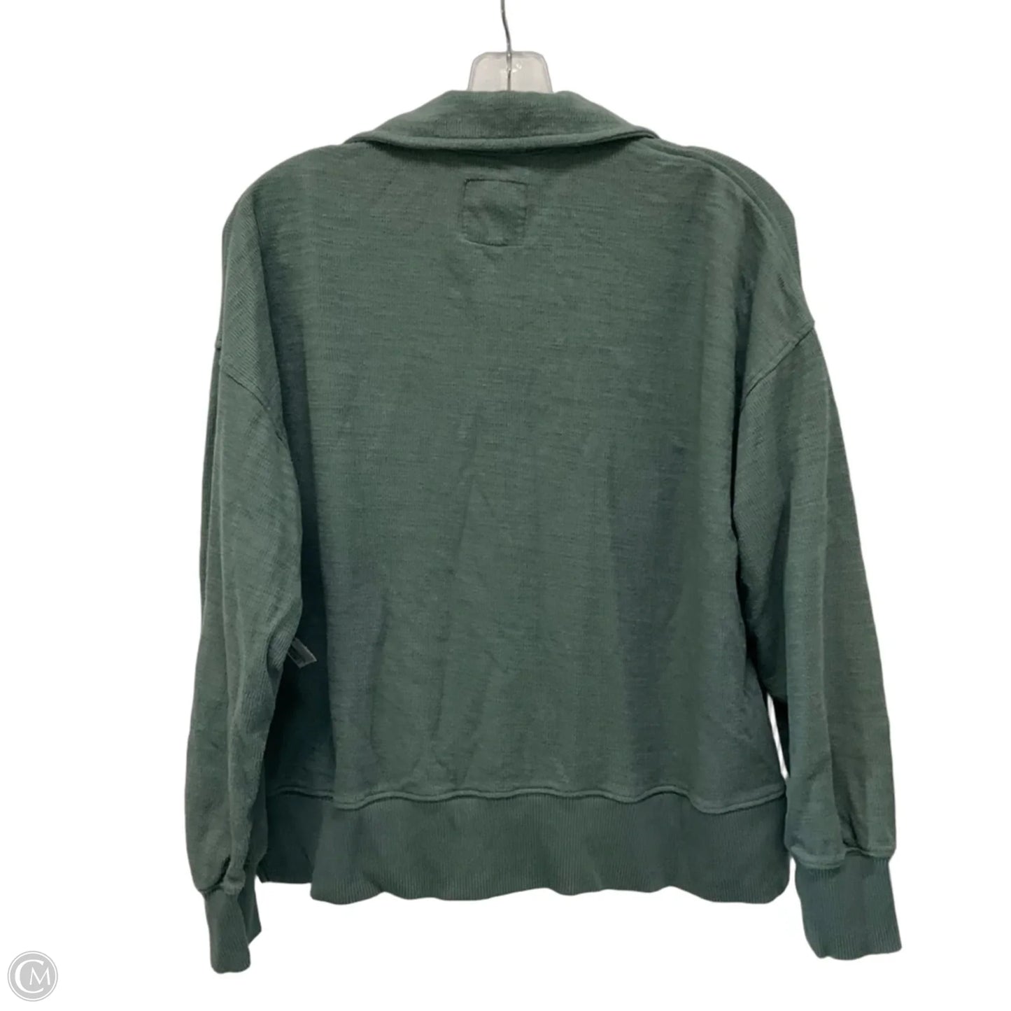 Top Long Sleeve By Aerie In Green, Size: S