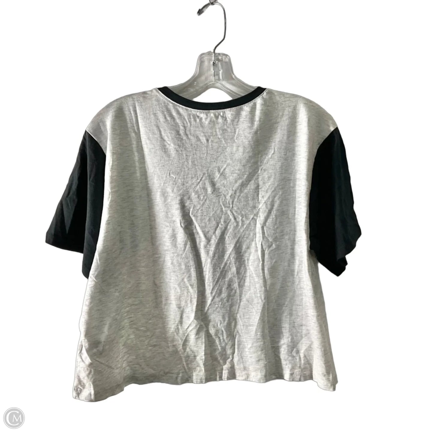 Top Short Sleeve By Clothes Mentor In Grey, Size: L
