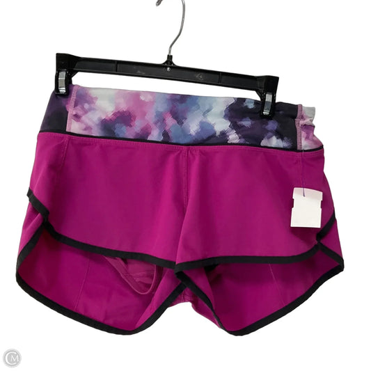 Athletic Shorts By Lululemon In Purple, Size: 4