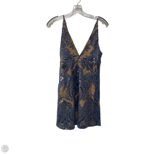 Dress Casual Short By Free People In Blue & Gold, Size: 4