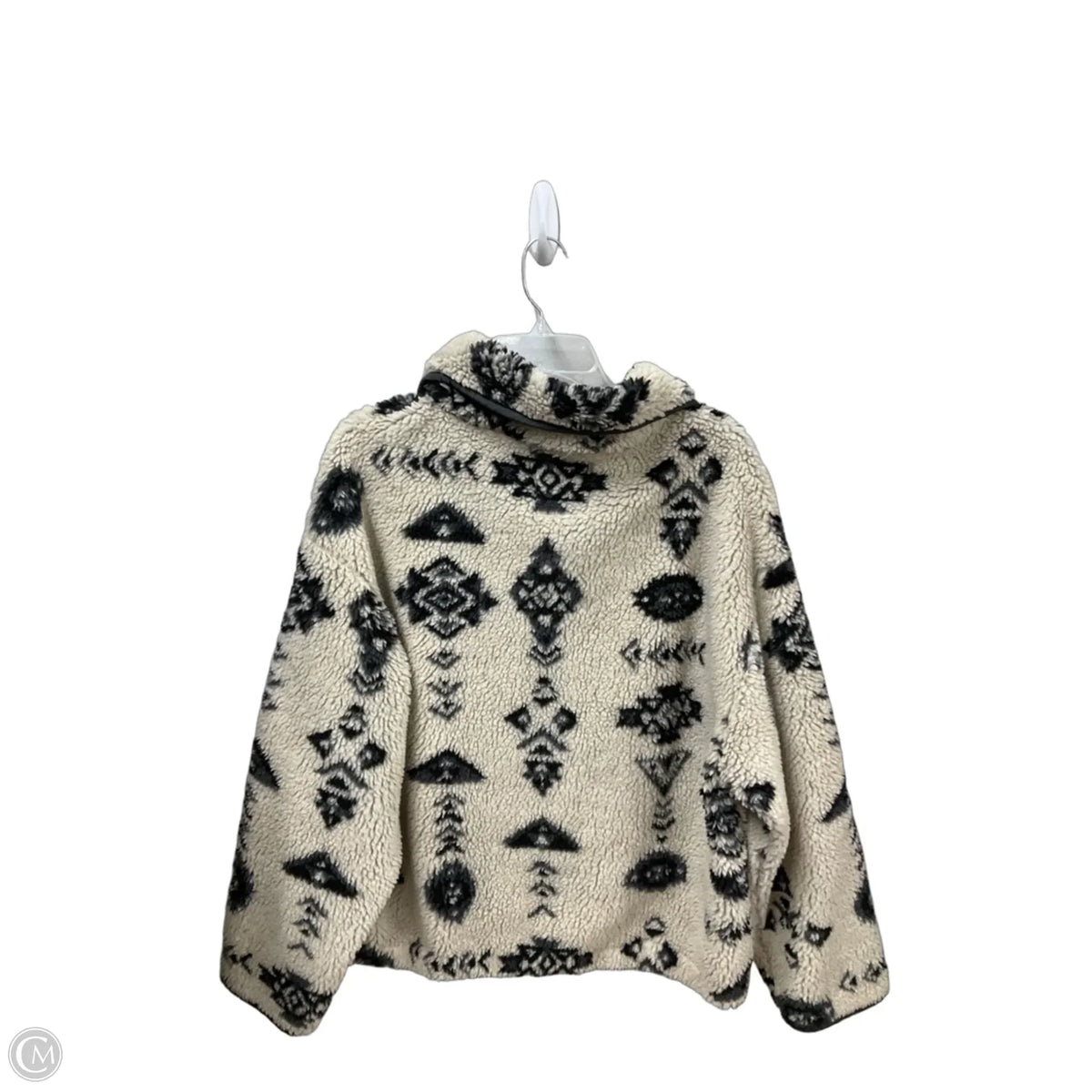 Sweatshirt Collar By Dylan In Beige, Size: Xl