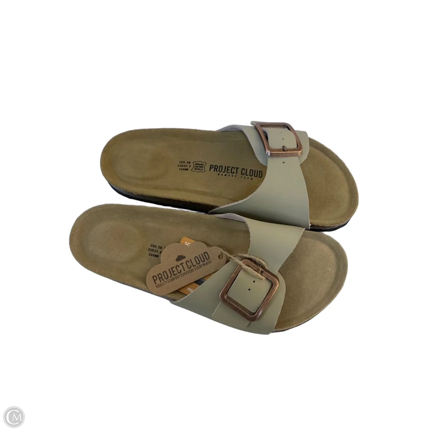 Sandals Flats By Cmc In Tan, Size: 8.5
