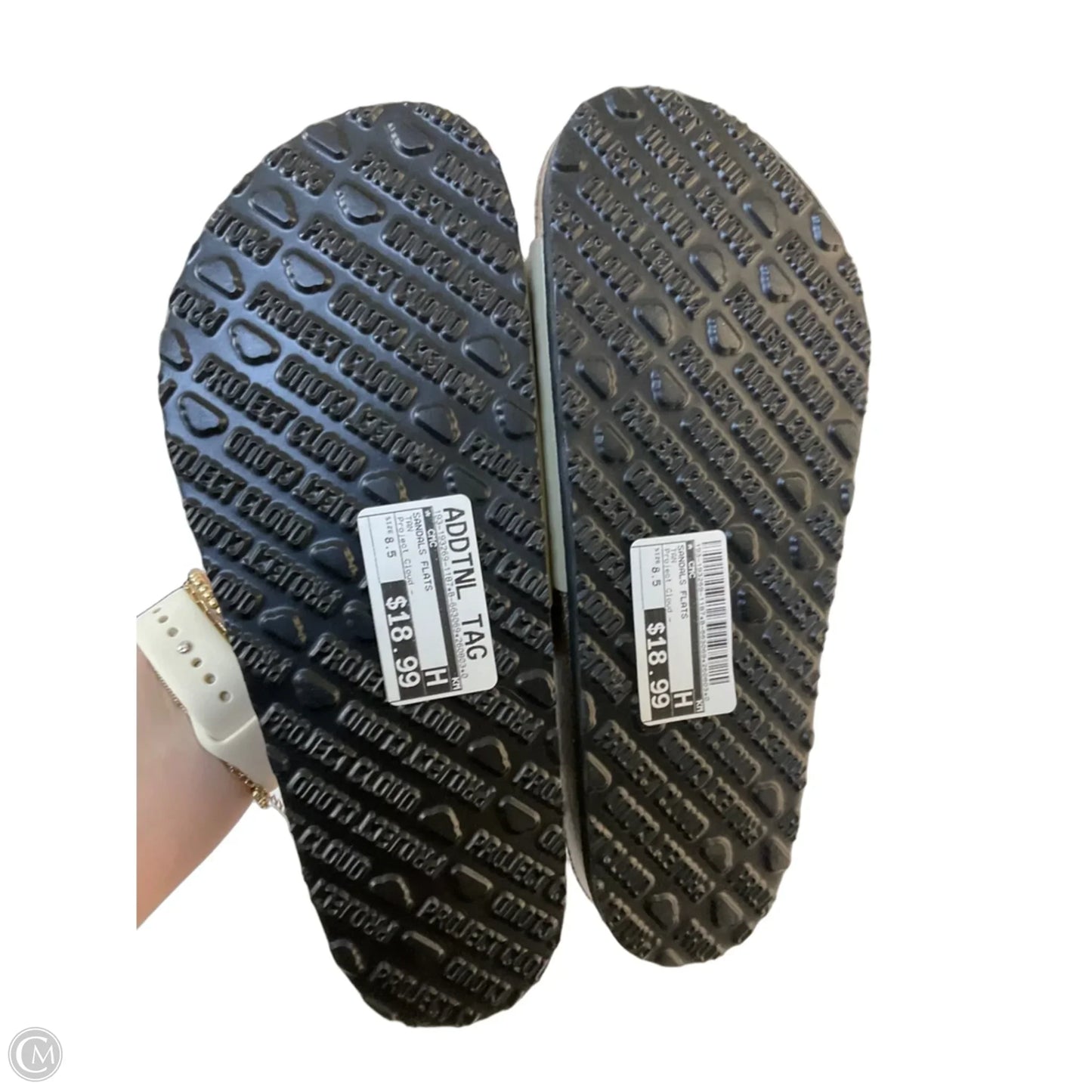 Sandals Flats By Cmc In Tan, Size: 8.5