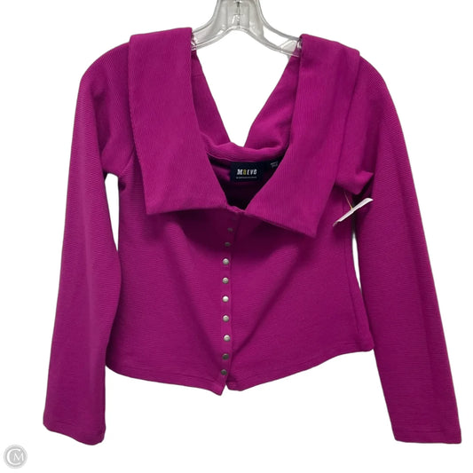 Top Long Sleeve By Maeve In Pink, Size: S