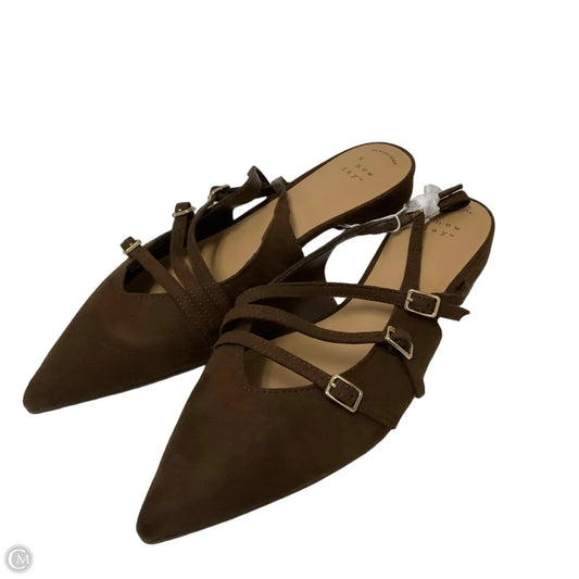 Shoes Flats By A New Day In Brown, Size: 8