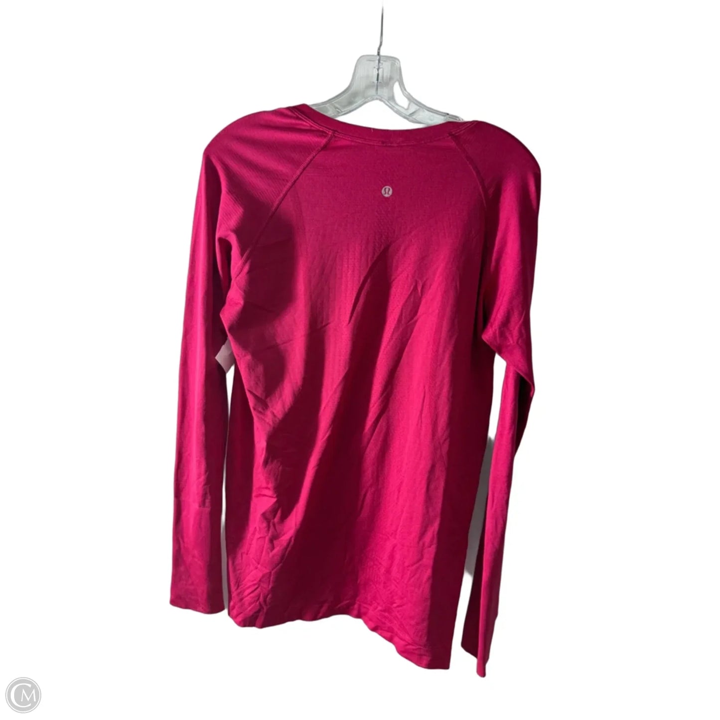 Athletic Top Long Sleeve Crewneck By Lululemon In Pink, Size: 12