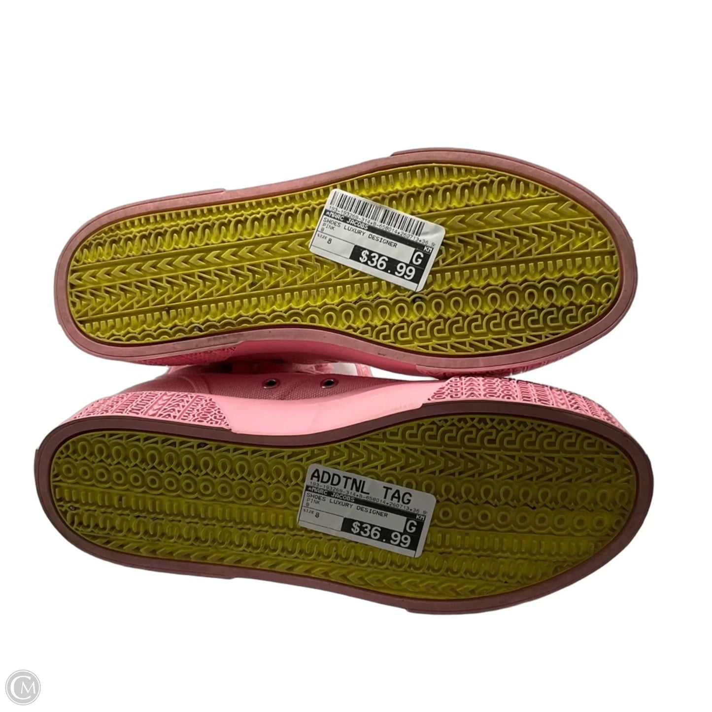 Shoes Luxury Designer By Marc Jacobs In Pink, Size: 8