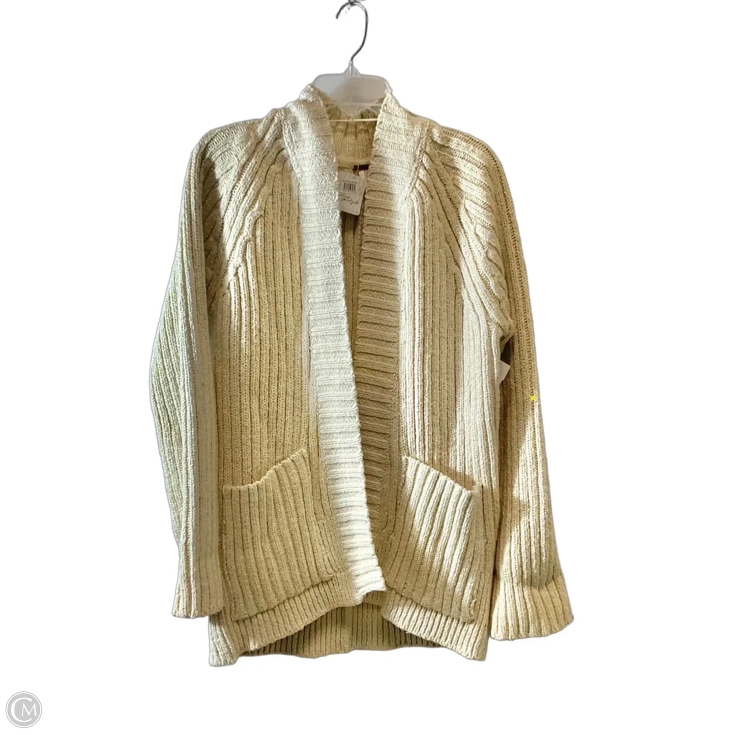 Sweater Cardigan By Free People In Cream, Size: S