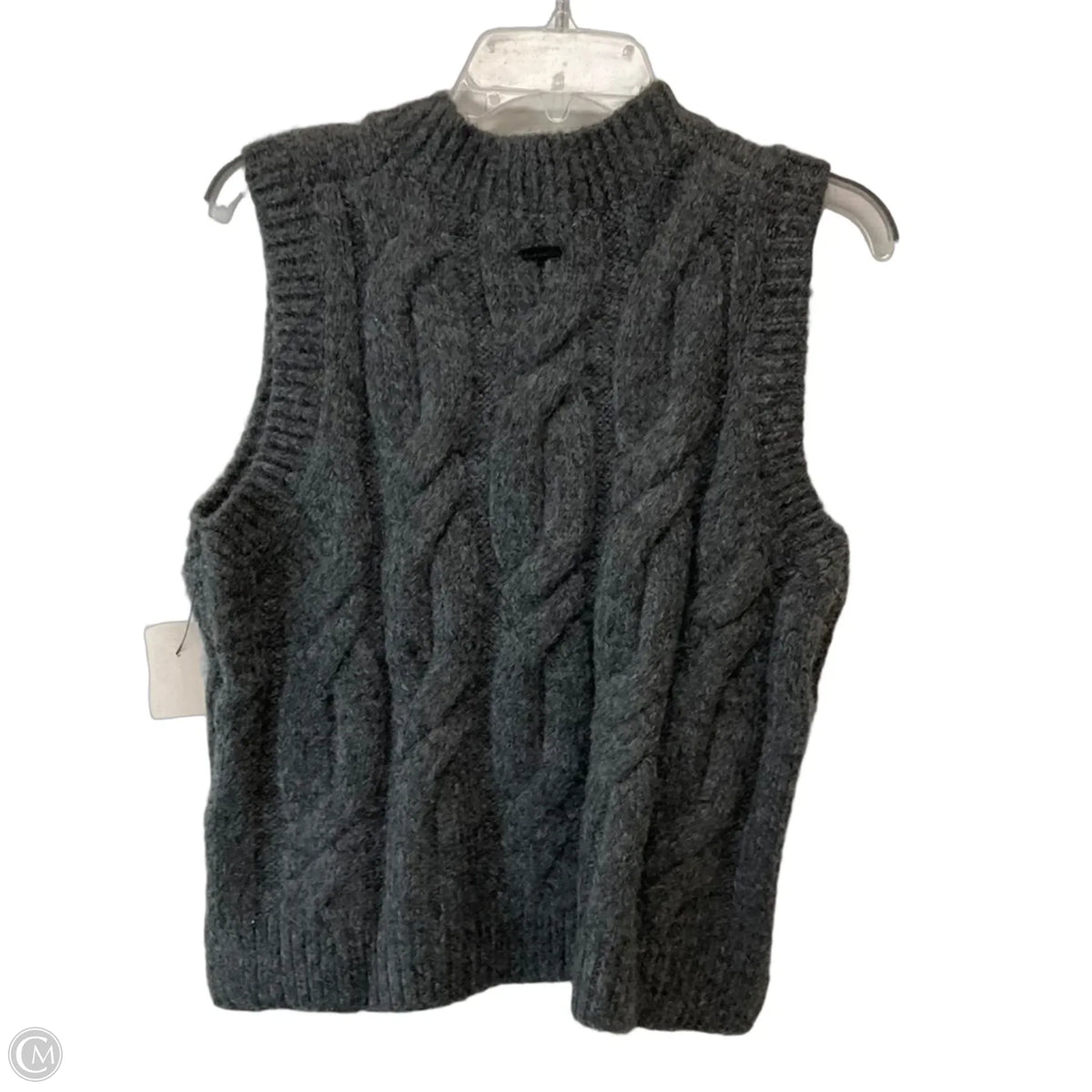 Vest Sweater By Levis In Grey, Size: M