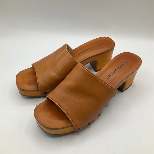 Sandals Heels Block By Lucky Brand  Size: 7.5