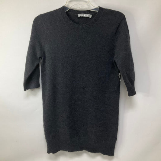 Sweater Short Sleeve By Vince In Grey, Size: Xs