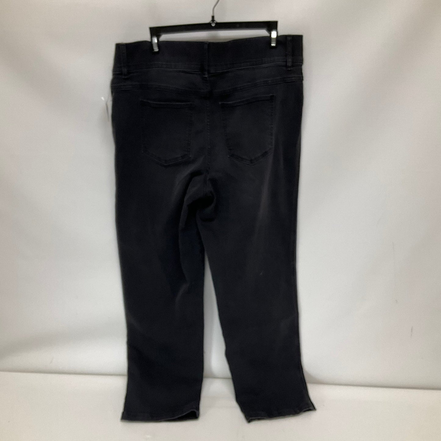 Black Denim Jeans Flared Spanx, Size 1x