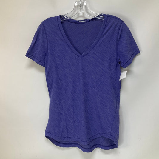 Purple Athletic Top Short Sleeve Lululemon, Size 6