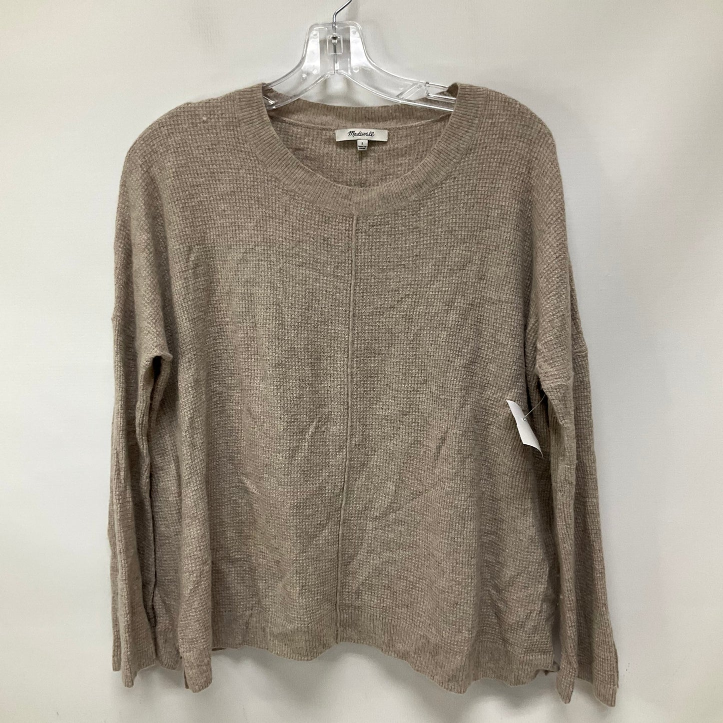 Top Long Sleeve By Madewell In Tan, Size: S