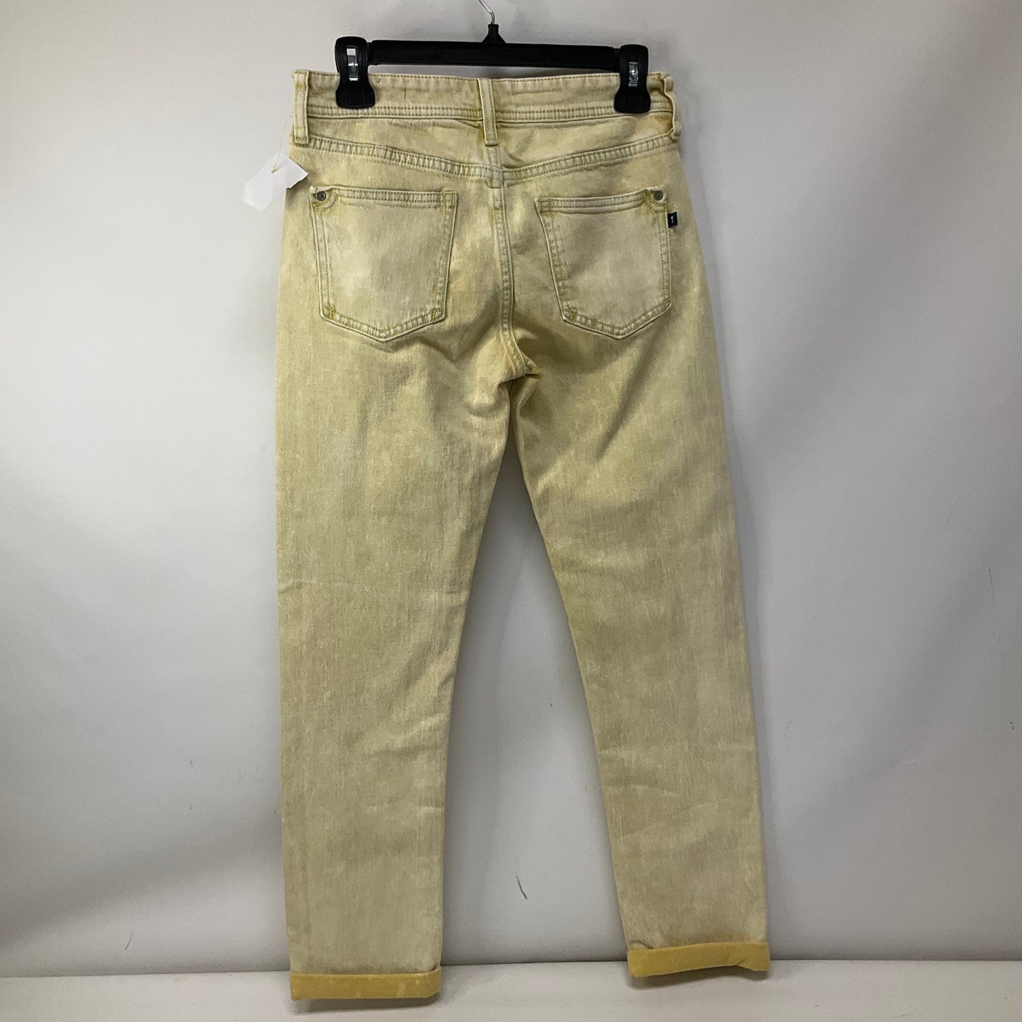 Jeans Skinny By Pilcro In Yellow Denim, Size: 0