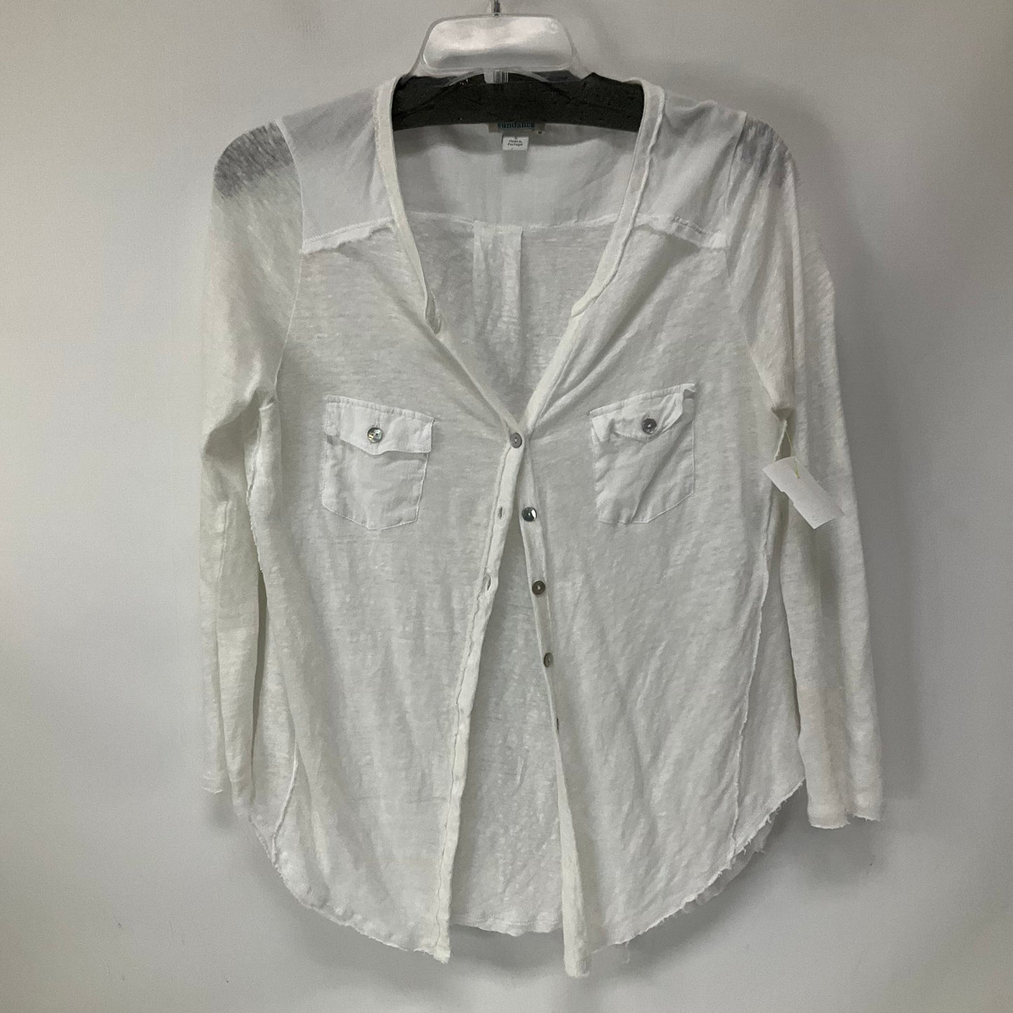 Top Long Sleeve By Sundance In White, Size: S