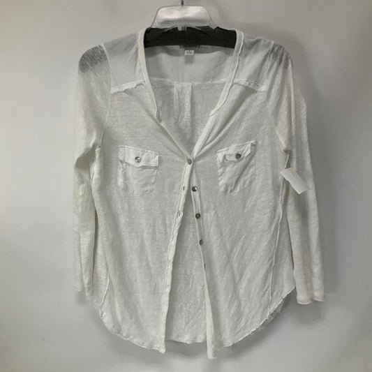 Top Long Sleeve By Sundance In White, Size: S