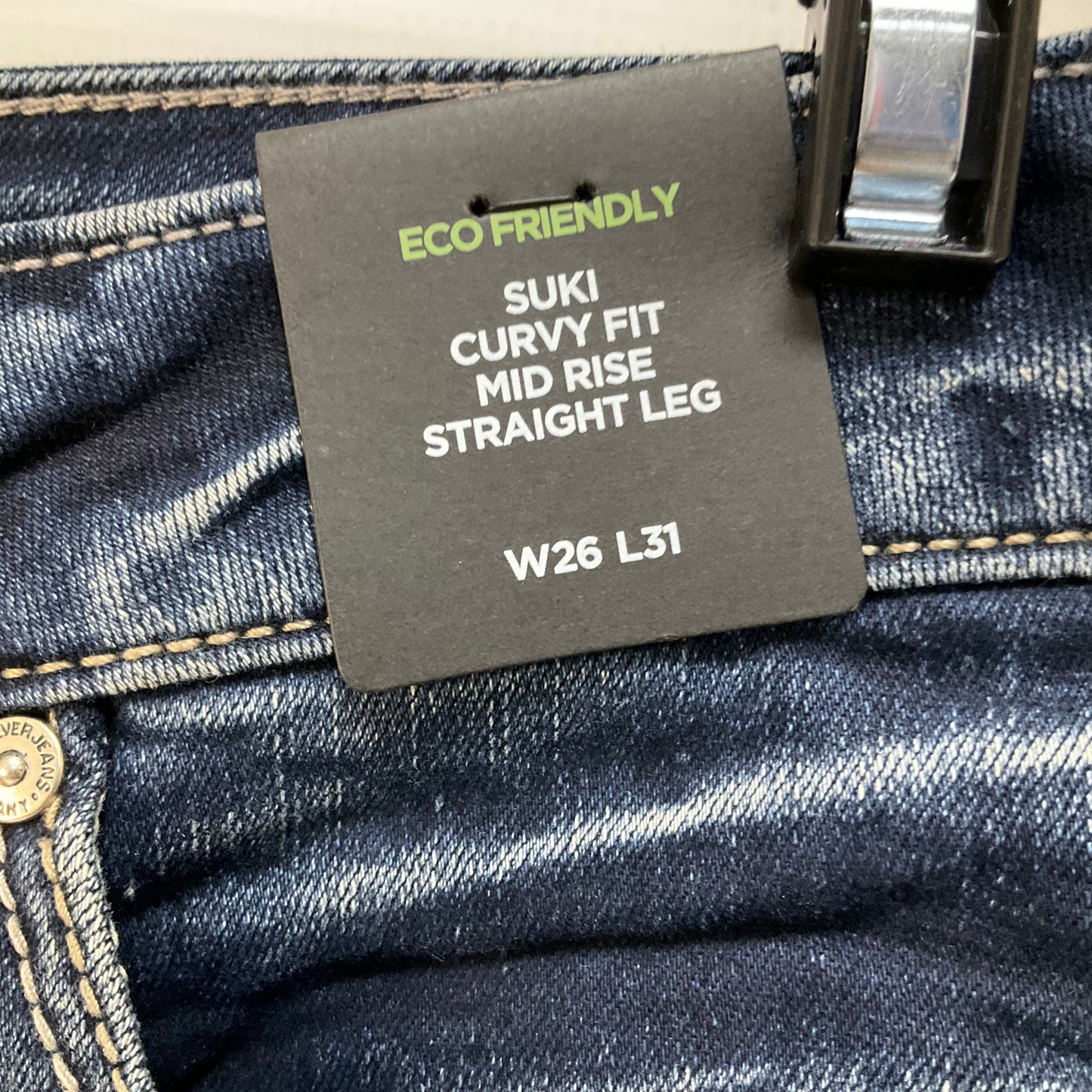 Jeans Straight By Silver In Blue Denim, Size: 2