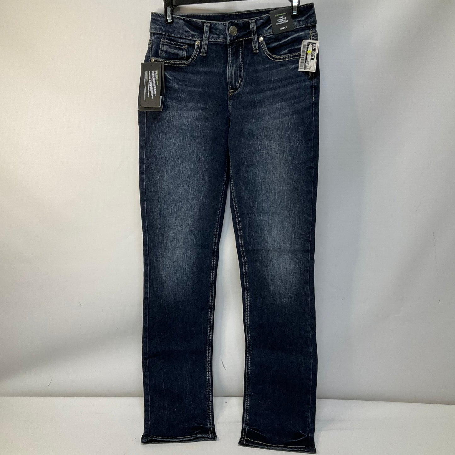 Jeans Straight By Silver In Blue Denim, Size: 2