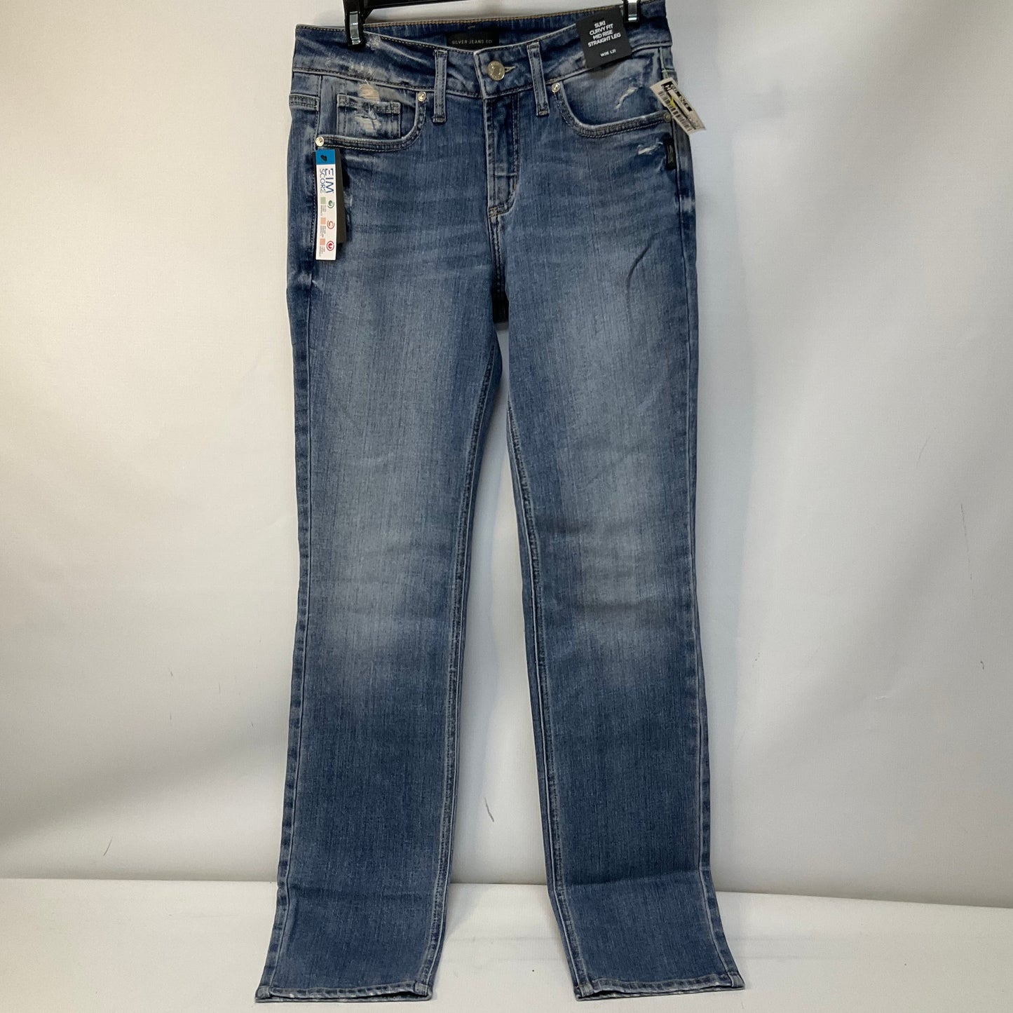 Jeans Straight By Silver In Blue Denim, Size: 2