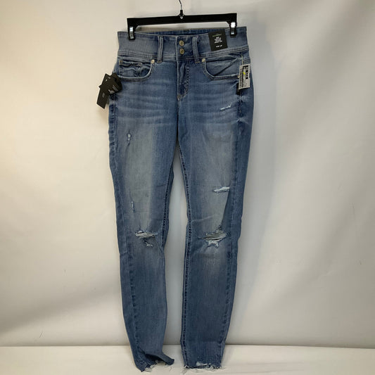 Jeans Skinny By Silver In Blue Denim, Size: 2