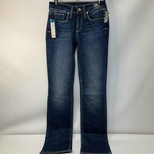 Jeans Boot Cut By Silver In Blue Denim, Size: 2