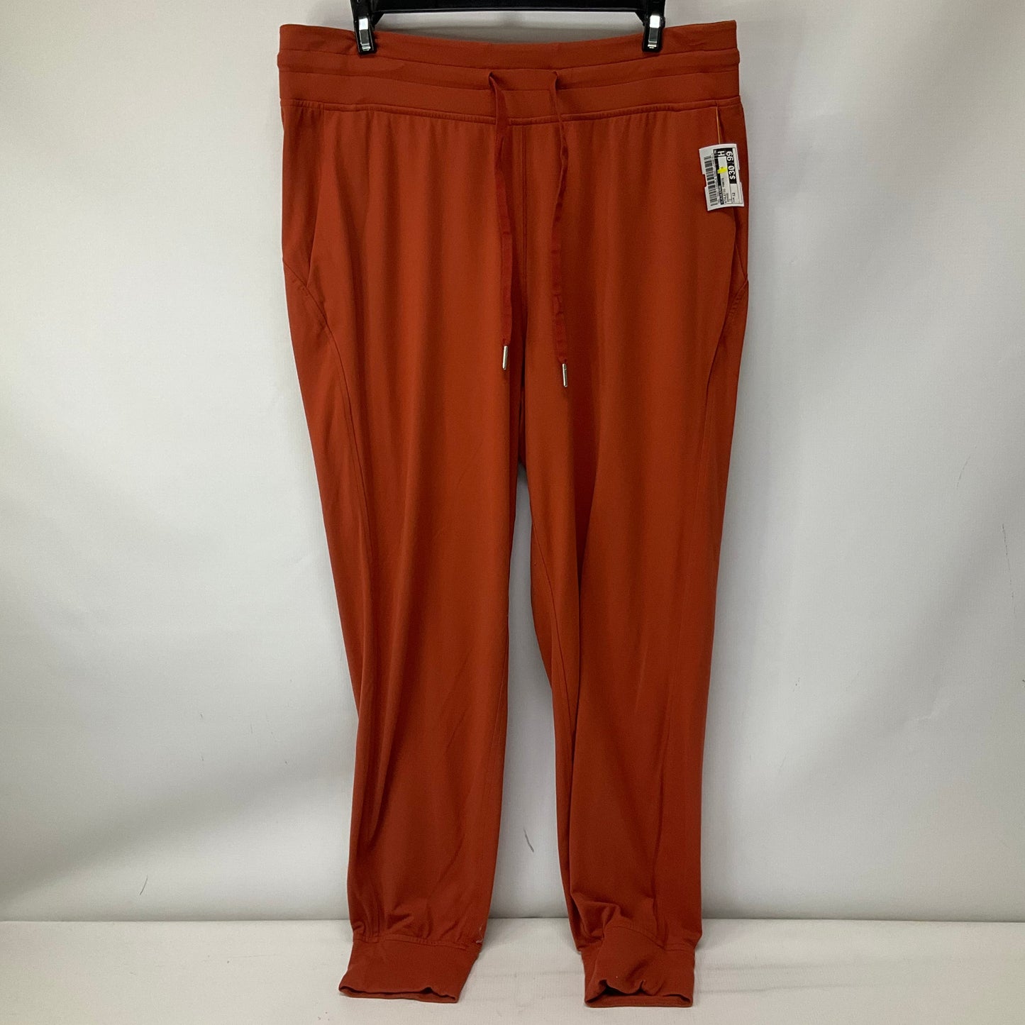 Athletic Pants By Lululemon In Orange, Size: 12