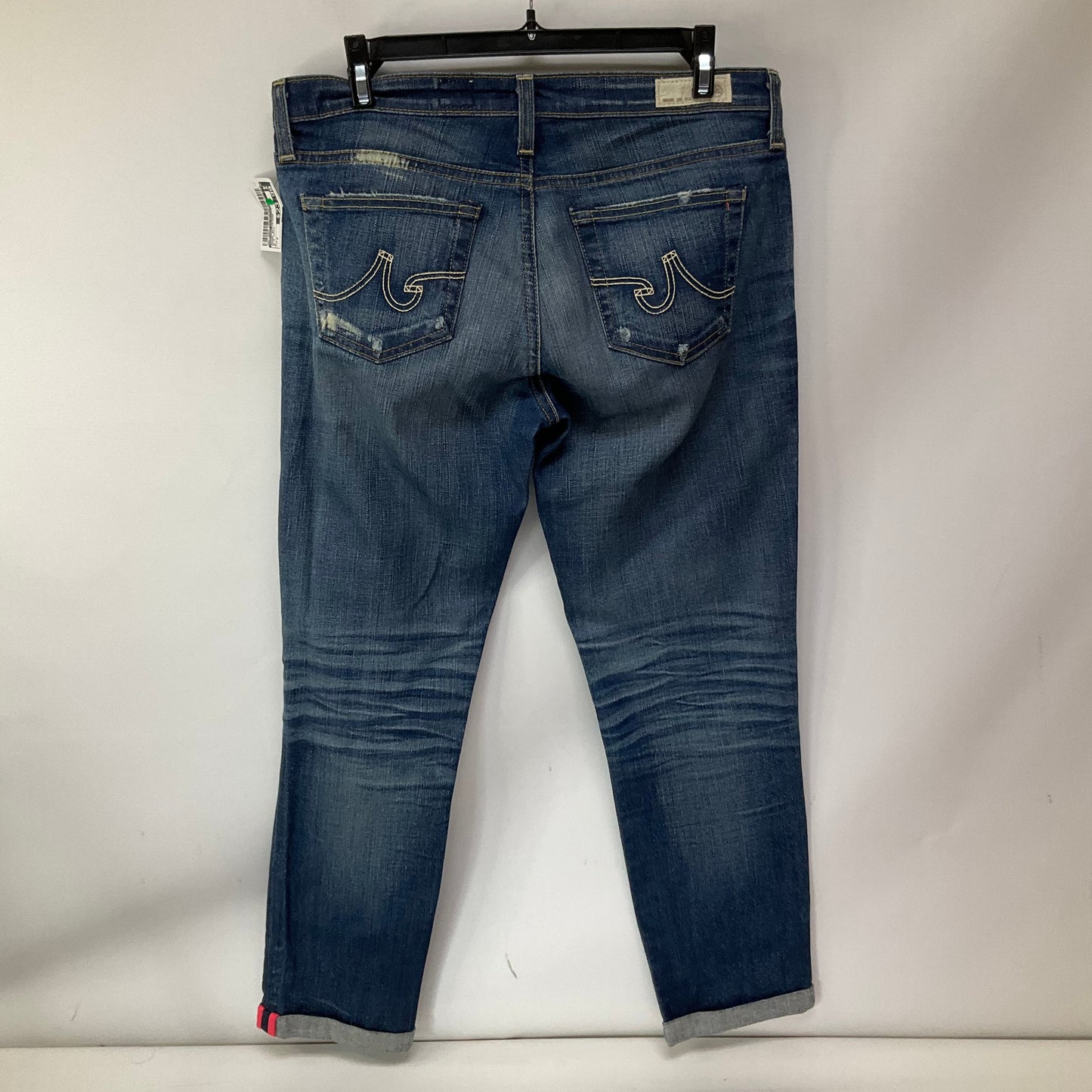 Jeans Boyfriend By Adriano Goldschmied In Blue Denim, Size: 8