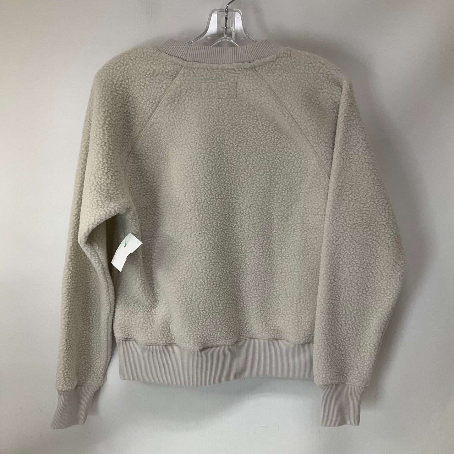 Top Long Sleeve By Everlane In Ivory, Size: S