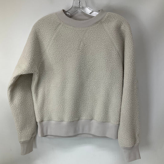 Top Long Sleeve By Everlane In Ivory, Size: S