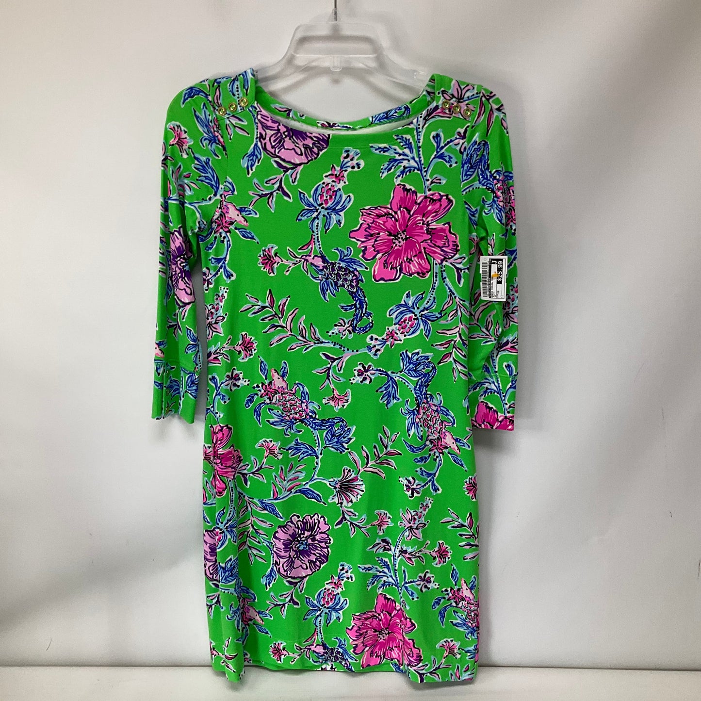 Dress Casual Midi By Lilly Pulitzer In Multi-colored, Size: Xs