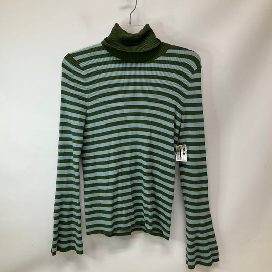 Top Long Sleeve By Moth In Striped Pattern, Size: S