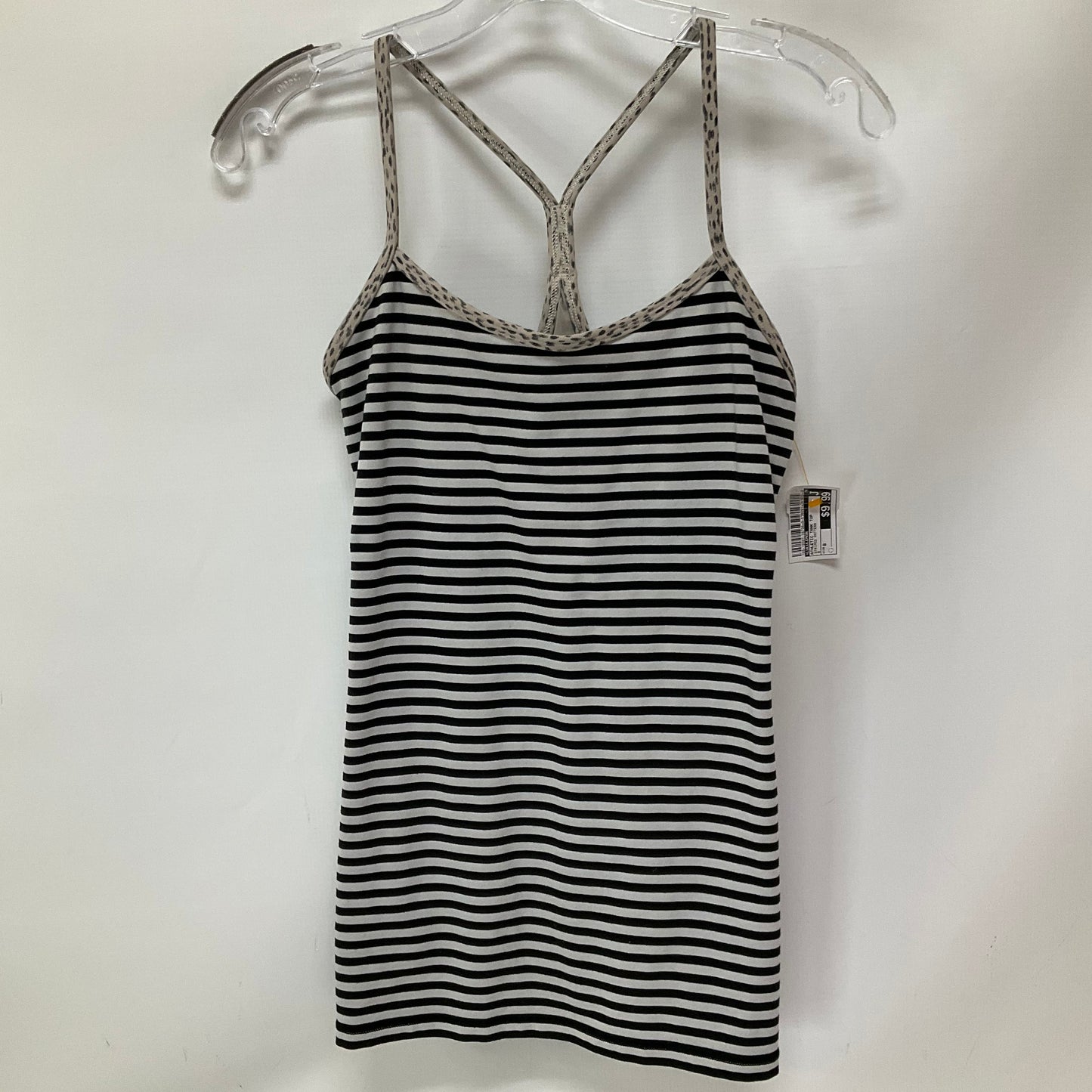 Athletic Tank Top By Lululemon In Striped Pattern, Size: 8