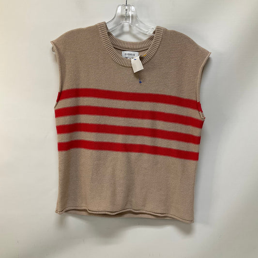 Top Sleeveless By Evereve In Striped Pattern, Size: Xs