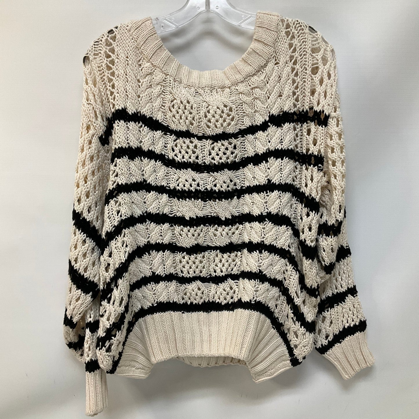 Sweater By John + Jenn In Striped Pattern, Size: Xs