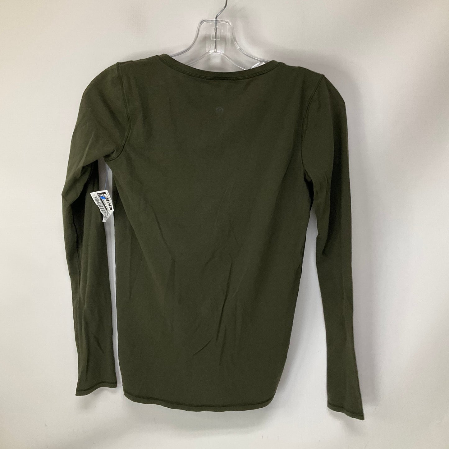 Athletic Top Long Sleeve Crewneck By Lululemon In Green, Size: 6