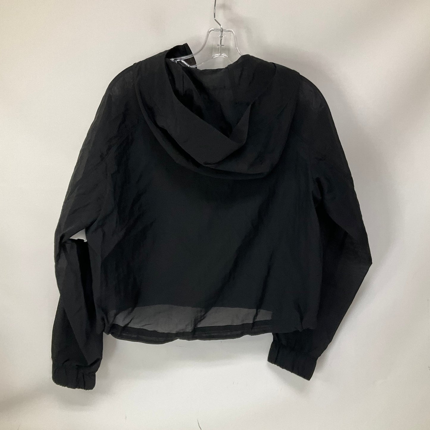 Athletic Jacket By Lululemon In Black, Size: 6