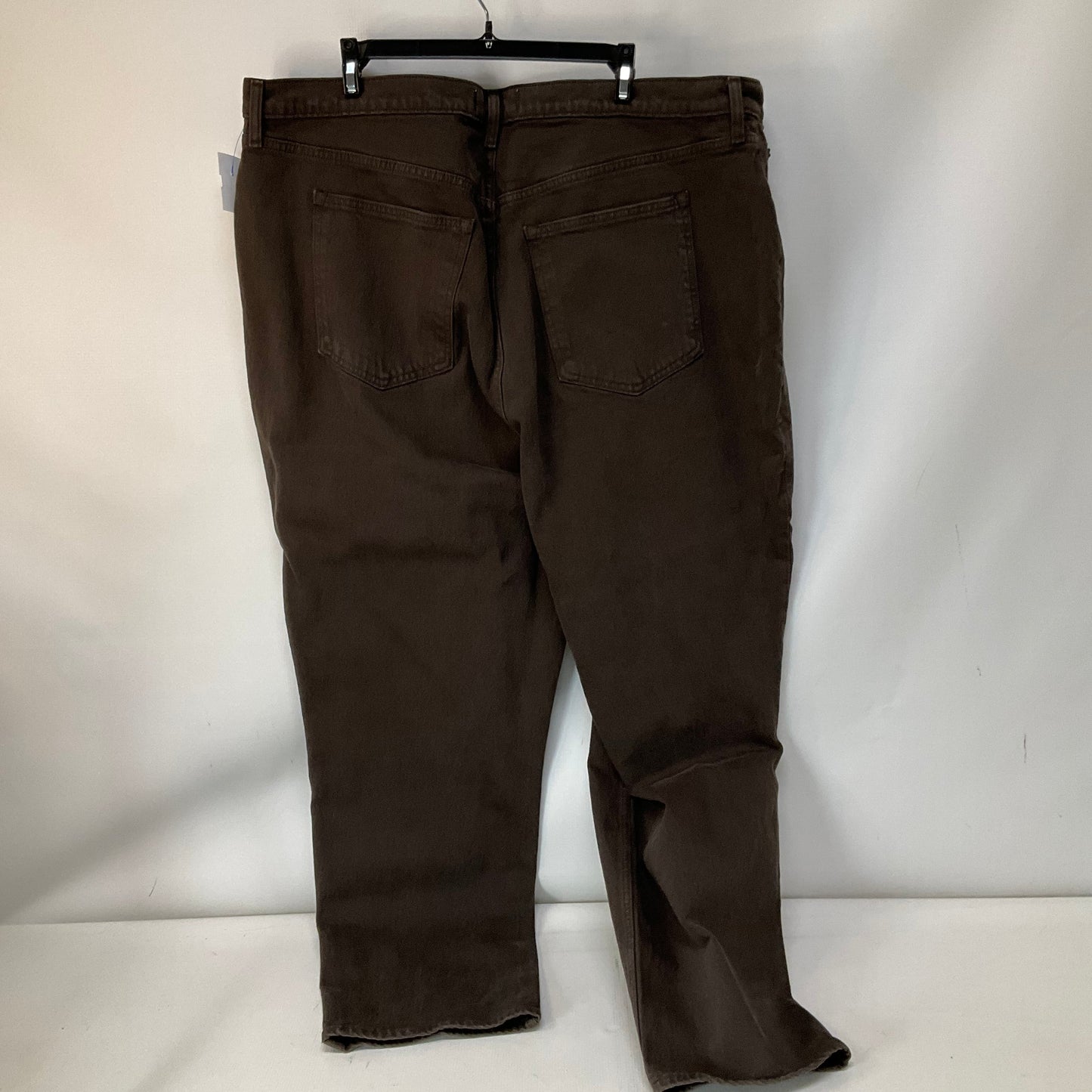 Jeans Boyfriend By Abercrombie And Fitch In Brown Denim, Size: 22