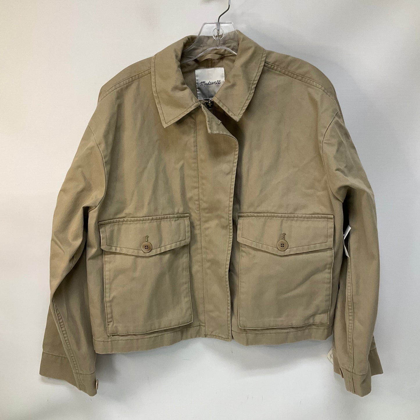 Jacket Utility By Madewell In Tan, Size: M