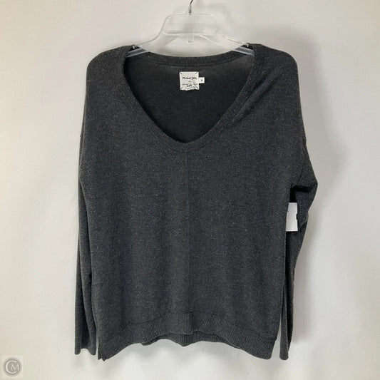 Top Long Sleeve Basic By Michael Stars In Grey, Size: S