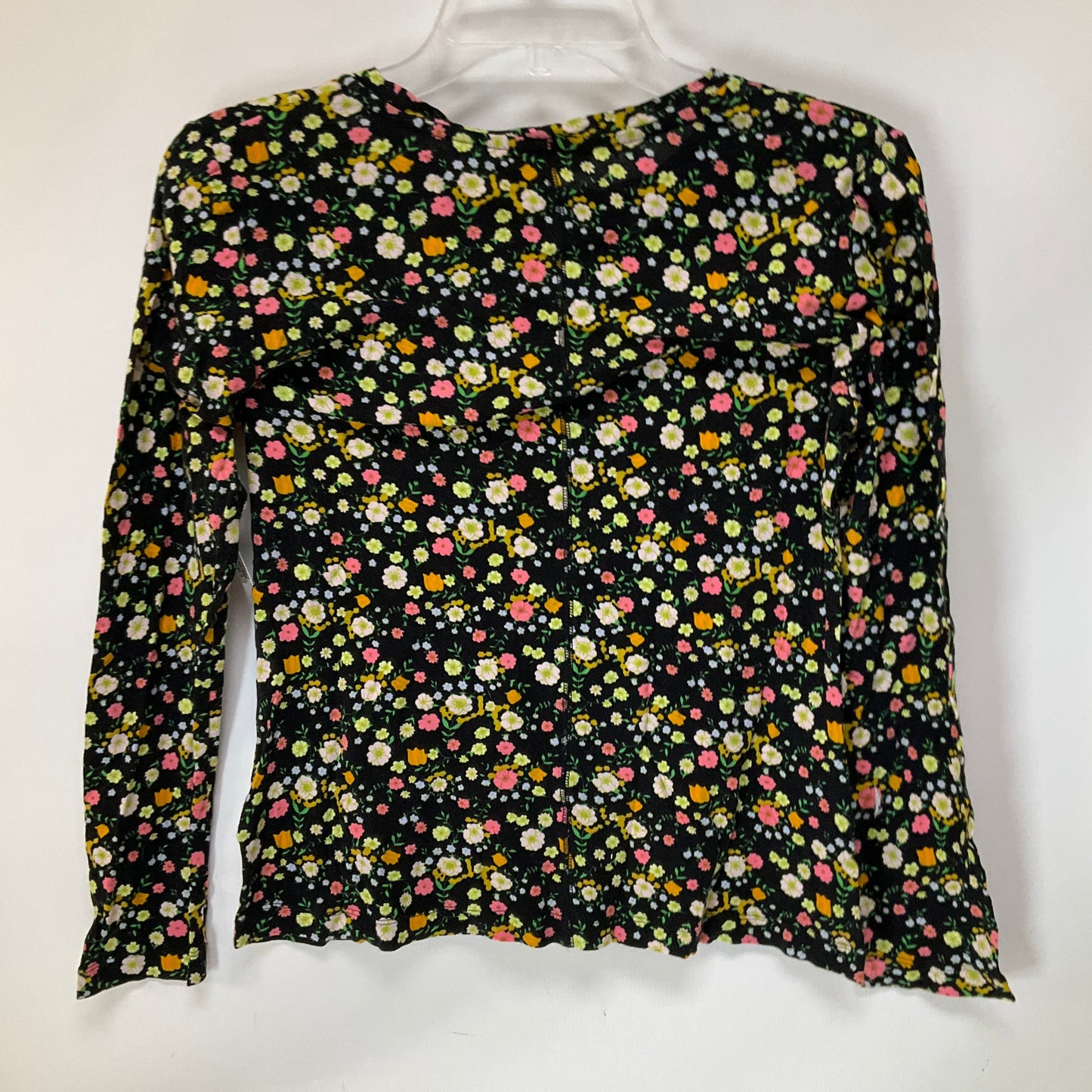 Top Long Sleeve Basic By Tory Burch In Floral Print, Size: M