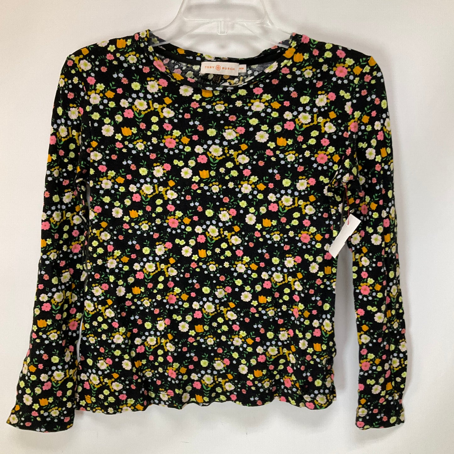 Top Long Sleeve Basic By Tory Burch In Floral Print, Size: M