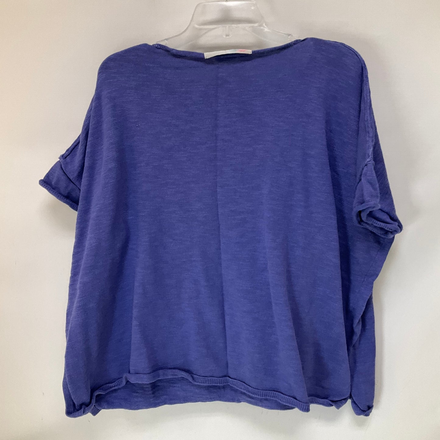 Sweater Short Sleeve By Free People In Blue, Size: S