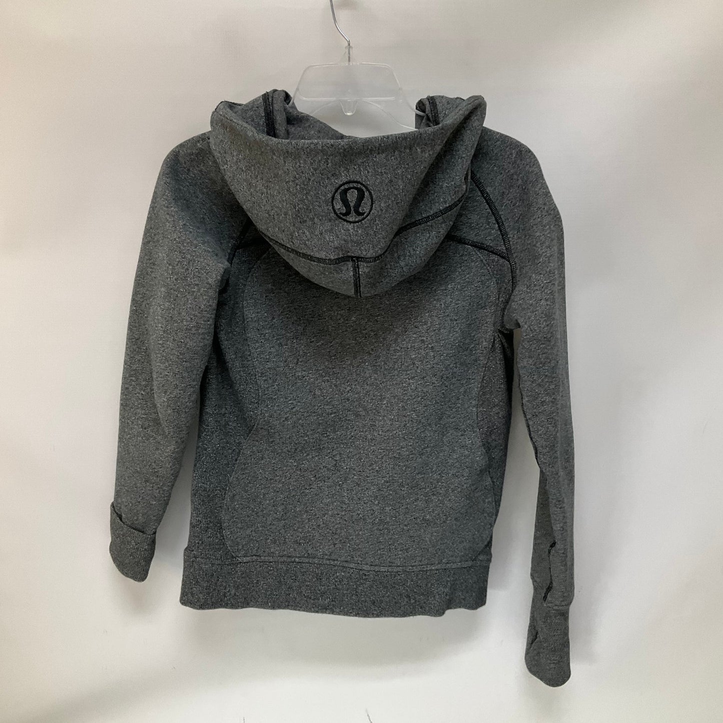 Athletic Jacket By Lululemon In Grey, Size: 6